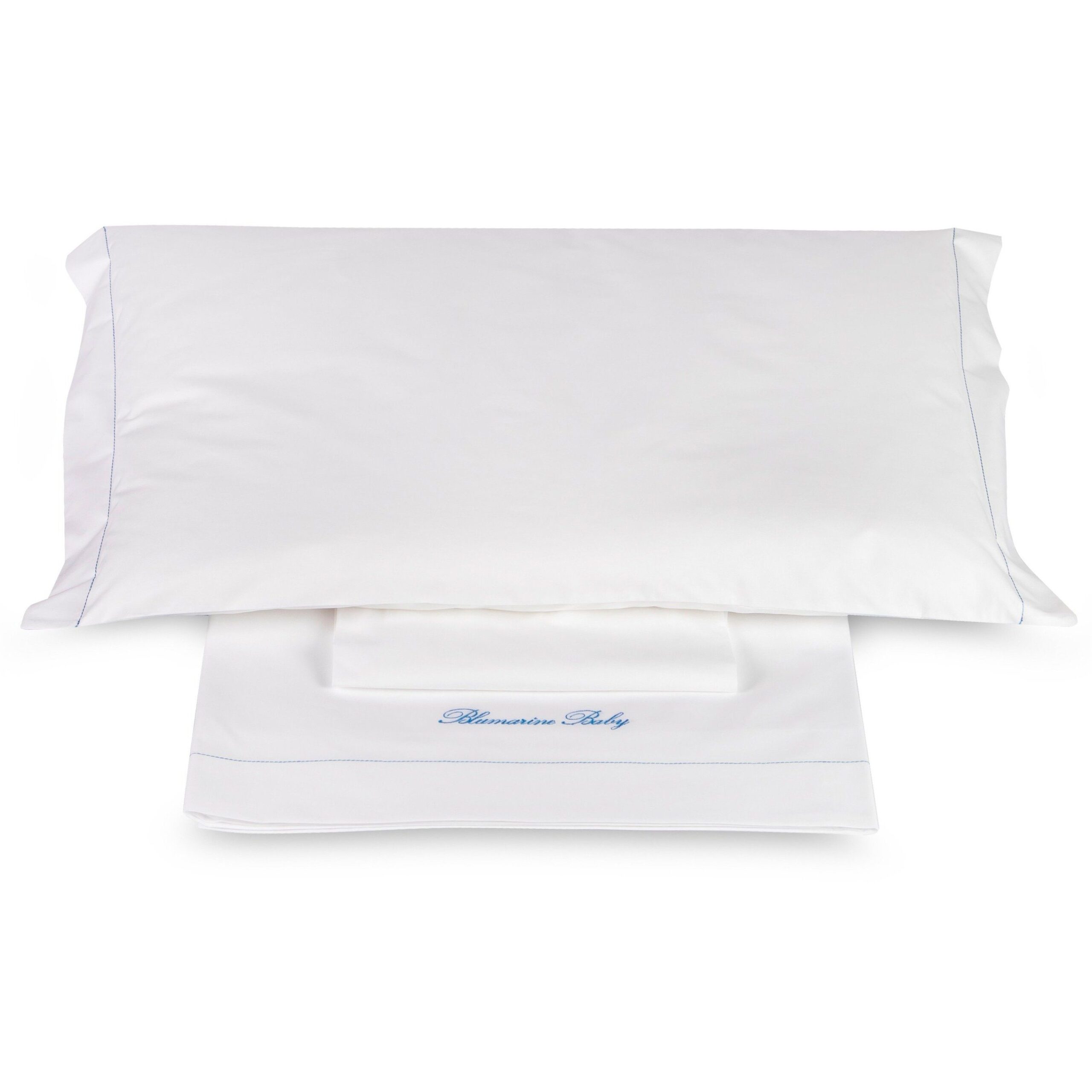 blumarine lenzuolo lettino confetto blu