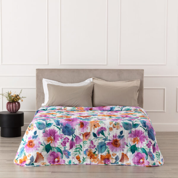 Riviera trapuntino Melika matrimoniale orchidea