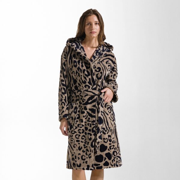 Carrara accappatoio in spugna unisex savana bruciato
